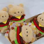 受注制作　くまバーガー