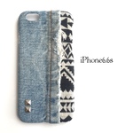 〔a30〕大人かわいい iPhone6・6sケース（ネイティブ・オルテガ）