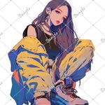 ℳ. xoxoshop オリジナル人物ステッカー