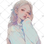 ℳ. xoxoshop オリジナル人物ステッカー