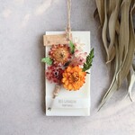 アロマワックスサシェ - ヘリクリサムのブーケ＊ビタミンカラーの花束風サシェ