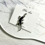 とかげのピアス(ブラック)*片耳用