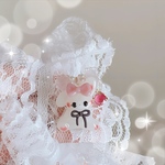 Littlecolon🐾りぼんうさちゃんときらきらビジューリング