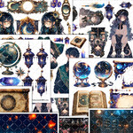人物ステッカーパック❤魔法学院❤Ａ５サイズ
