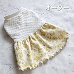【SS~TM】犬服　 ハロウィン柄　ハロウィーンワンピース 　 ハンドメイド　ドッグウェア　ペット服 　小型犬　猫服　Halloween