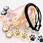 再販　トリミングチョーカー10個セット足跡チャーム🐾5色