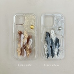 【iPhone16シリーズ対応】【全機種対応】【送料無料】black grayのニュアンススマホケース