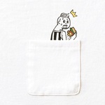 『 隠れハンバーガー 』ポケット付Tシャツ／メンズ レディース 大人サイズ ペアあります