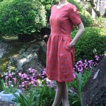☆SALE☆　jaquard　dress　オレンジ