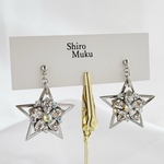 ～THE STAR～確かな存在感・主役級インスタ映えアクセ（ピアス・シルバー）※各種ピアス金具対応