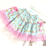 夏物sale☆Handmade☆Ruban mou☆ 110cm♪ふんわりフレアスカート♪