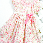夏物sale☆Handmade☆Ruban mou☆ 110cm♪スモックワンピース♪  