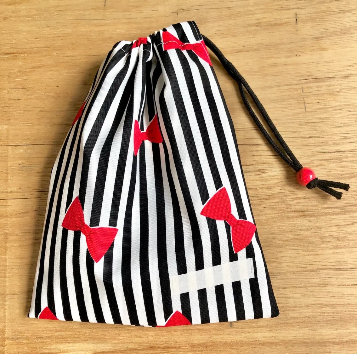 ハリネズミ ☆モノトーン 給食セット ランチョンマット お弁当袋