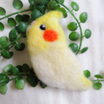 オカメインコさんブローチ2