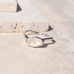 Harkimer diamond  silver ring《silver925》