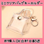 【即購入OK】ミニクリアバッグ キーホルダー ぬい入れ アイドル オタ活 推し活