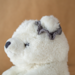 ラメ入りフリルシュシュ〈ブラック〉｜ぬいぐるみ用