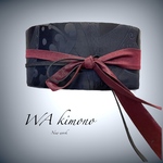 黒赤ラメリボン サッシュベルト ウエスト 65〜95cm 高級帯 サッシュベルト 帯ベルト 帯リメイク 着物リメイク 和楽器衣装 フォーマル 結婚式 演奏会 コルセット 黒 J70407