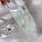 【 ドライフラワー 】 iPhoneケース  ~ ブルー ~  透明  ニュアンス  花  お花  水色    iPhone12 iPhone13 iPhone14 iPhone15