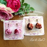⁂【再販】秋♡autumn　flowerイヤリング☆♡