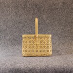 竹の八つ目編み小物入れ