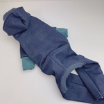 オーダー犬服 さらっと国産スムースニット デニムルック ロンパース