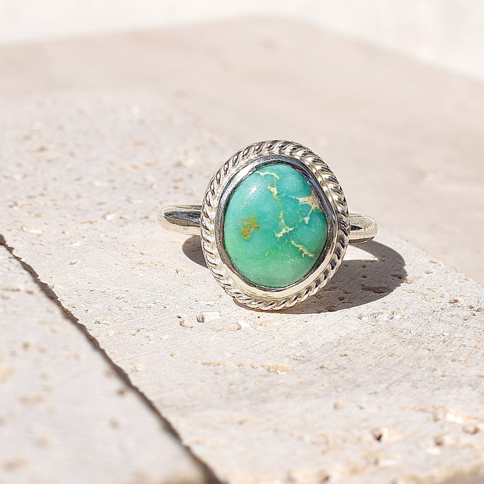 Emerald Valley turquoise silver ring 《silver925》