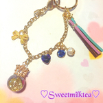 まんまるバッグチャーム♡フローライト