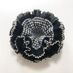 chiffon / black checkered