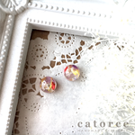 ４種の花びら＊カラフルピアス　S
