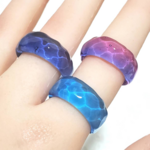 ☆LDKに掲載していただきました☆ときどき眺めて癒されてほしい 梅雨色ガラスのデイリーminamoリング