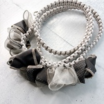 大島紬パラコードスマホショルダー