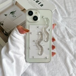 【SALE】うねうね【clear】ニュアンススマホケース【iPhone15】
