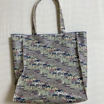 ｢h様オーダー品」マチ付きバッグ*リバティ*CoolCoast*パステル*33×30×15㎝