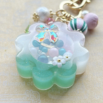 【Ｙさまご注文品】お花シャカシャカキーホルダー