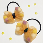送料無料！ふわふわハロウィンリボン★ヘアゴム