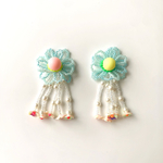 春✧︎花✧︎パステル✧︎ネオン✧︎イヤリング✧︎ピアス✧︎個性✧︎フリンジ✧︎ふりふり✧︎カラフル✧︎ポップ✧︎おしゃれ