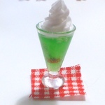 hand:made:ミニチュア：ドールハウス：クリームソーダ２：