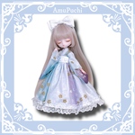 １点物 再販不可 ✿ グラデーション桜の着物ドレス2点セット ✿ 薄水色×薄紫 ✿ Harmonia bloom ハルモニアブルーム ニアハルモニア オビツ22 ruruko PNXS 等