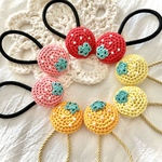 <2個セット>まんまるフルーツのヘアゴム