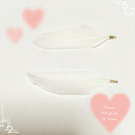 天然フェザーチャーム♡ 2枚セット