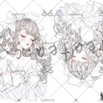 【M175】teatea.オリジナル 人物ステッカー