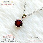 ⭐️宝石質⭐️ガーネット✨Silver925.Top✨ジュエリー天然石ネックレス💫 頑張るご自身へのご褒美に💕