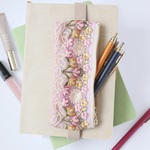 ゴムバンド付き細長ポーチ16cm×6.5cm