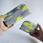 カスタマイズできるL字ファスナー財布／スリムなのに大容量／neon paint