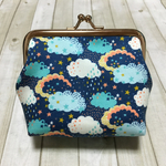 ＊1/5までSALE＊ぷっくりリバティ【ハイディング】がま口ポーチ L