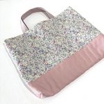 送料込み☆セールレッスンバッグキルティング小花30×40 