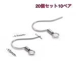 サージカルステンレス製 ピアス パーツ ピアス 材料 10ペア 20個