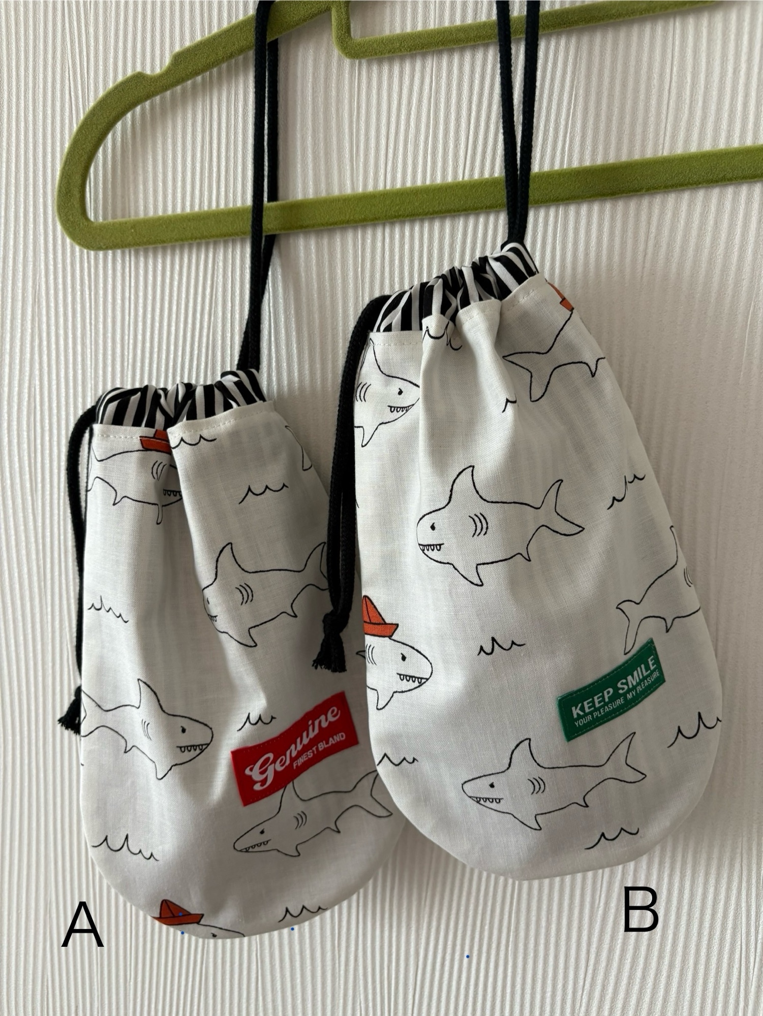 カラトリー3点セット(スプーン・フォーク・お箸)入れ 巾着袋 給食袋