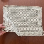 大きめ　レース編み　ドイリー　ランチョンマット　マット　レース　インテリア　キッチン　玄関